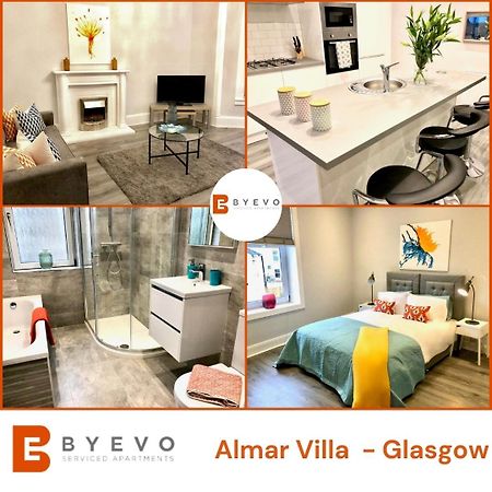 Byevo Almar Villa - Close To City And Airport - Perfect For Contractors Or Large Groups Glasgow Exteriör bild